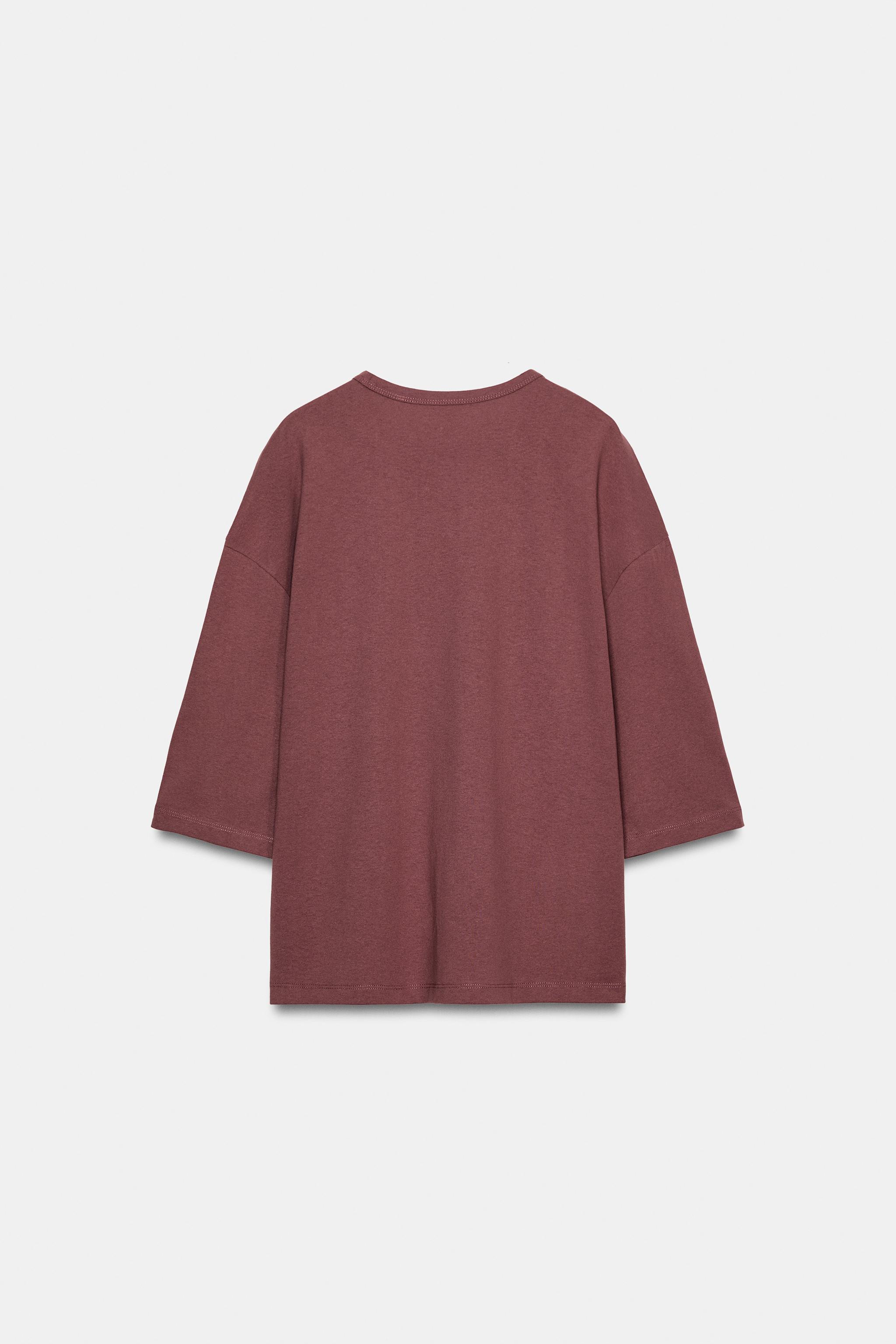 T-SHIRT RUSTIQUE MANCHES 3/4